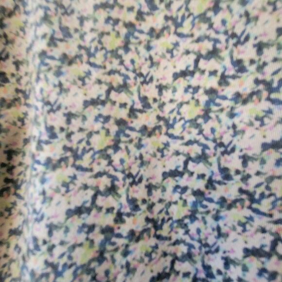 Cabi Size 10 "Ditzy" Abstract Floral Gteen Skinny Jeans - Picture 5 of 7